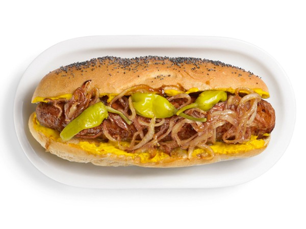 Maxwell Street Polish sausage sandwiches