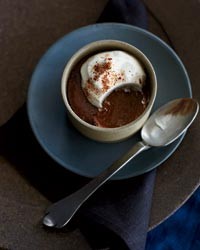 Mayan chocolate pudding