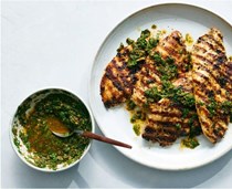 Mayo-marinated chicken with chimichurri [J. Kenji López-Alt]