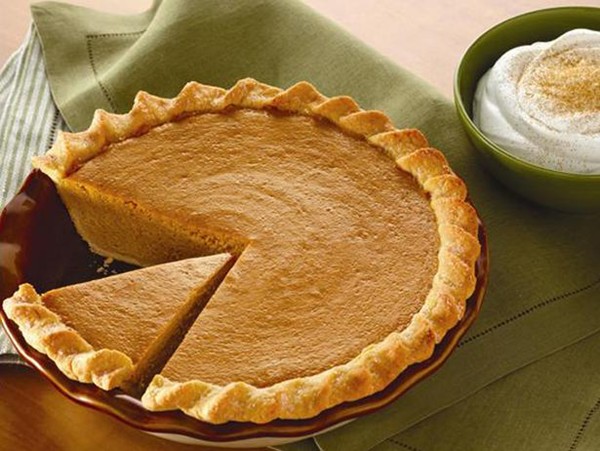 McCormick signature pumpkin pie with vanilla whipped cream