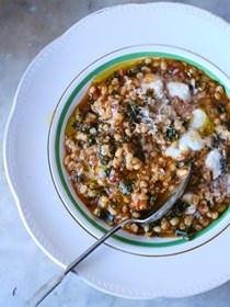 Meal in a jar: Italian barley soup
