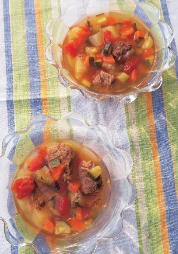 Meat and vegetable soup
