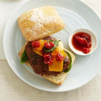 Meat-loaf sandwich