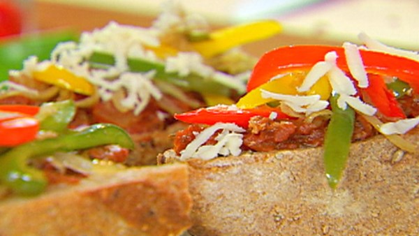 Meatball and pepper hero