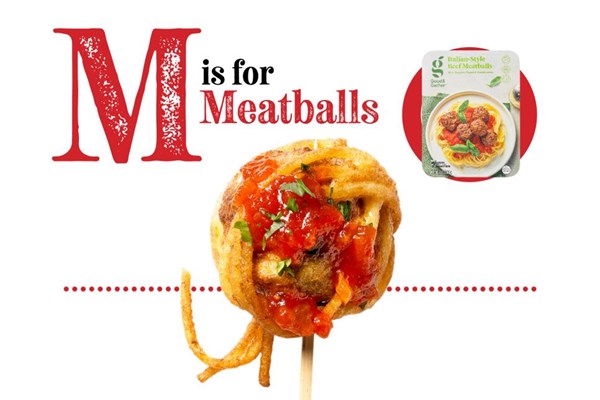 Meatball and spaghetti skewers