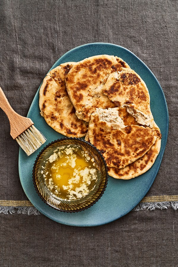 Meatball parathas