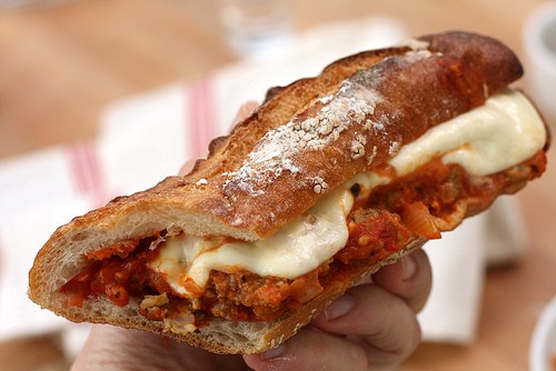 Meatball sandwich