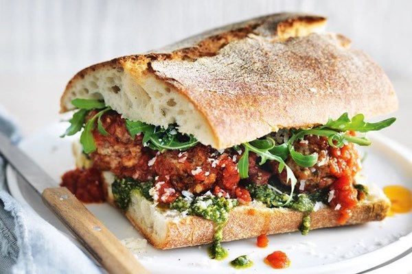 Meatball sandwiches