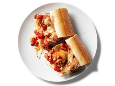 Meatball-sausage subs
