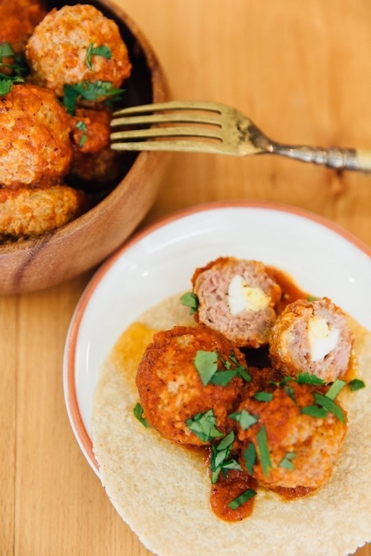 Meatballs in chipotle sauce (Albondigas al chipotle)