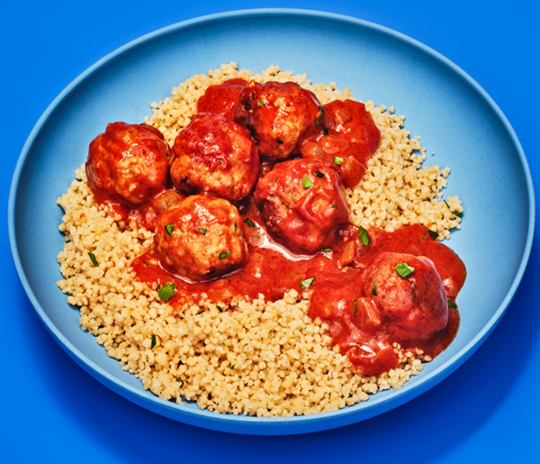 Meatballs in spiced tomato sauce