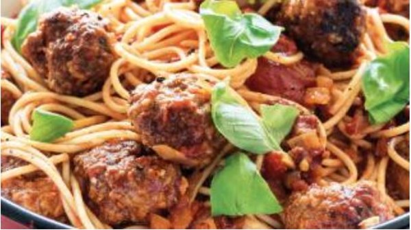 Meatballs with spaghetti