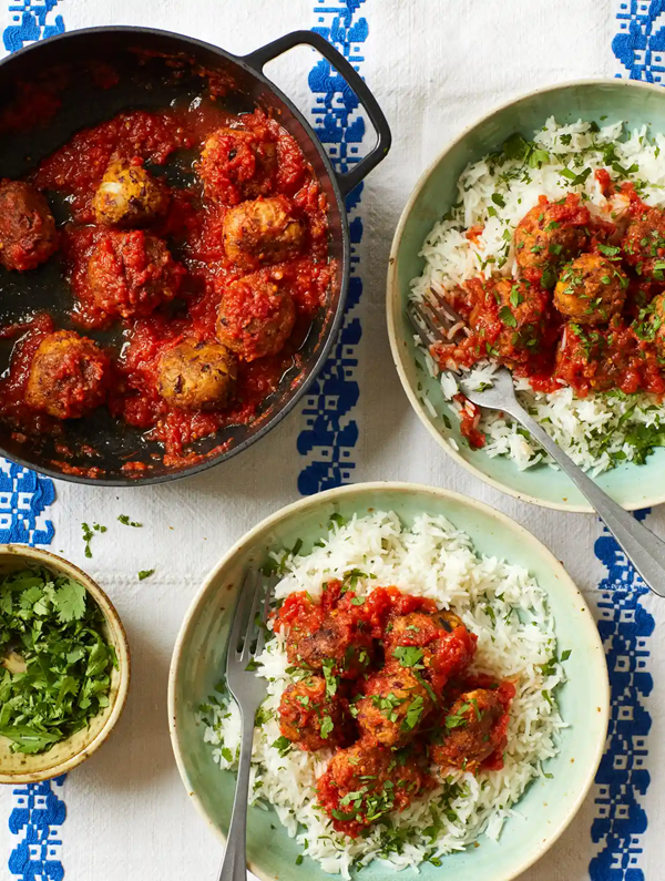 Meatless meatballs