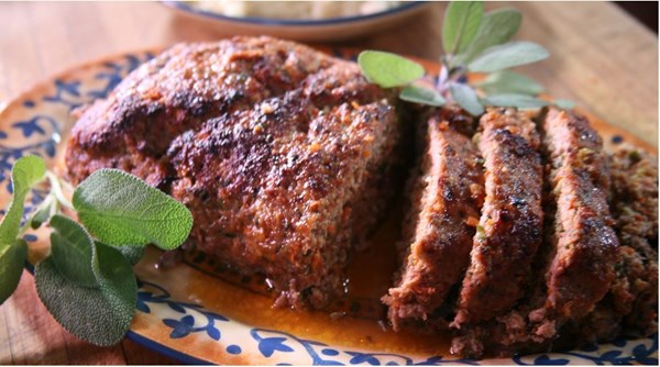 Meatloaf with ricotta (Polpettone di manzo con ricotta)