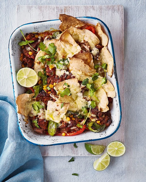 Meaty taco bake