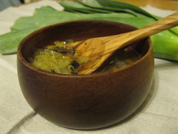 Medieval leek soup