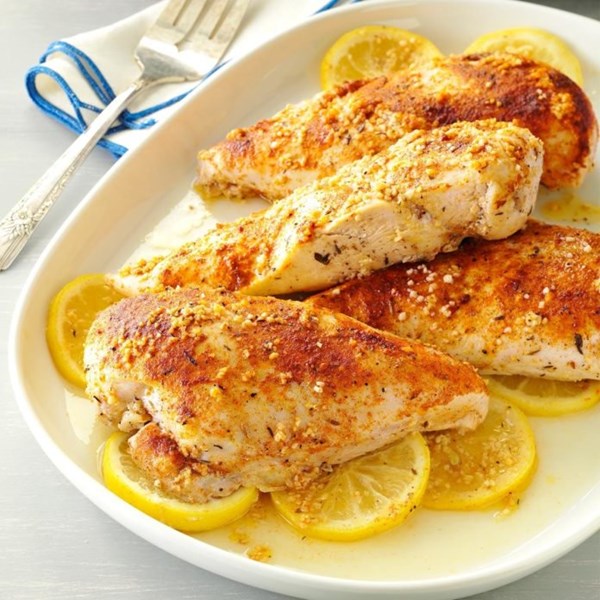 Mediterranean baked chicken with lemon