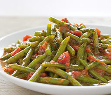 Mediterranean braised green beans