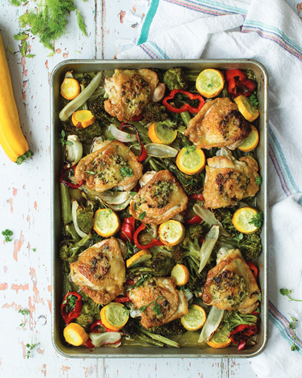 Mediterranean chicken bake