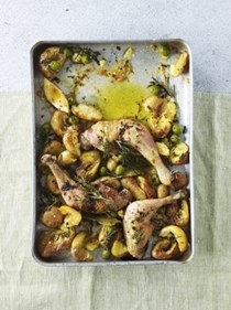 Mediterranean 'chicken 'n' chips'
