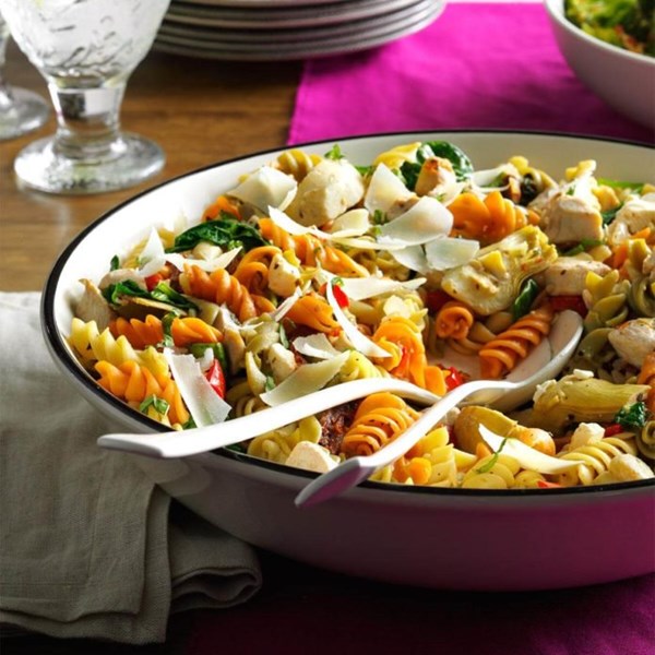 Mediterranean chicken pasta