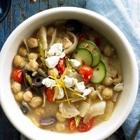 Mediterranean chickpea chili