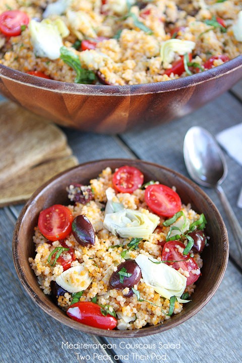 Mediterranean couscous salad
