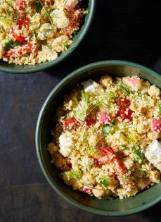 Mediterranean couscous salad
