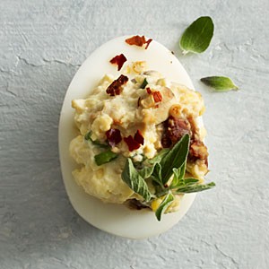 Mediterranean deviled eggs