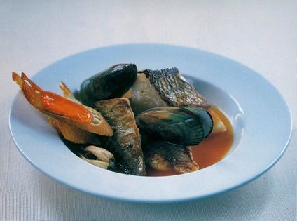 Mediterranean fish soup (Bouillabaisse)