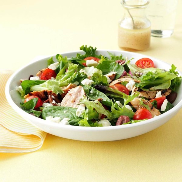 Mediterranean grilled chicken & greens