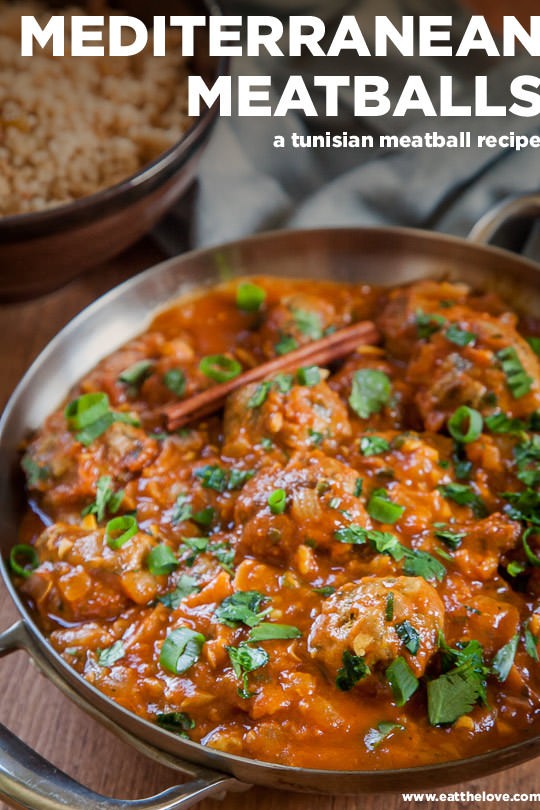 Mediterranean meatballs: A lamb meatball recipe with Tunisian spices