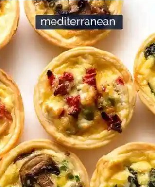 Mediterranean mini quiches
