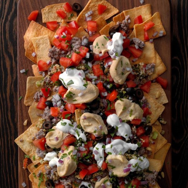 Mediterranean nachos