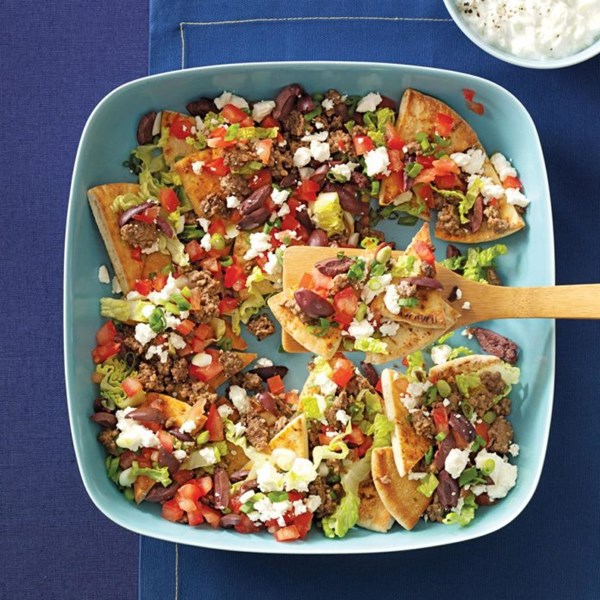 Mediterranean nachos