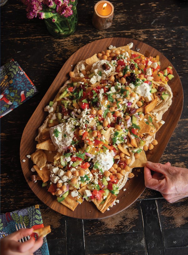 Mediterranean nachos