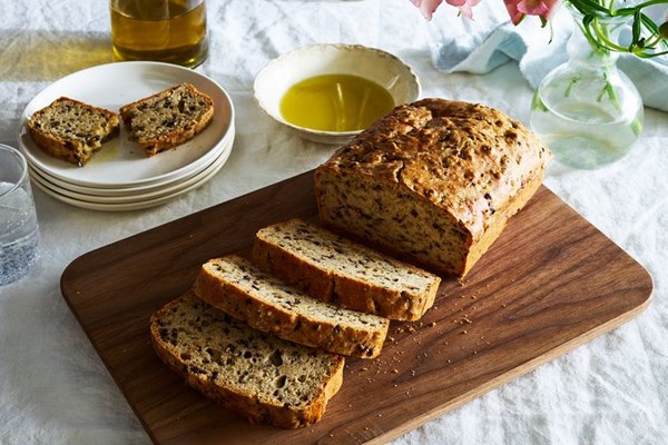 Mediterranean olive bread