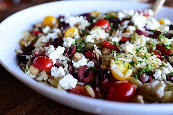 Mediterranean orzo salad