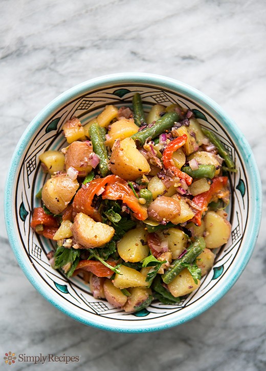 Mediterranean potato salad