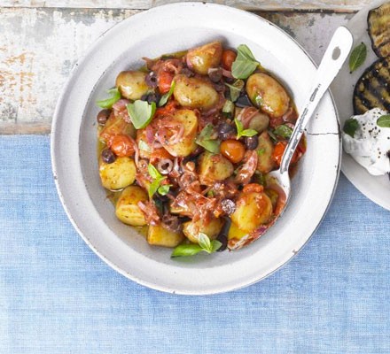 Mediterranean potato salad
