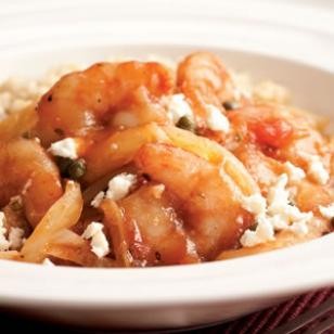 Mediterranean sautéed shrimp & fennel