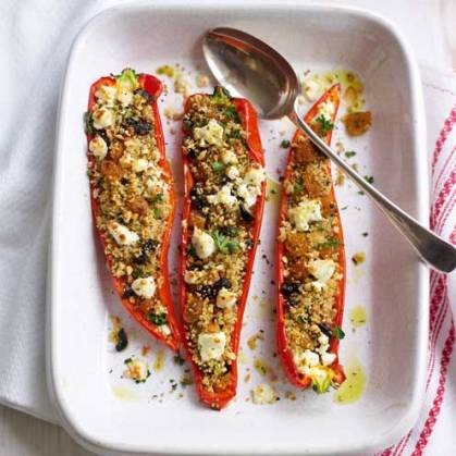 Mediterranean stuffed peppers                                    