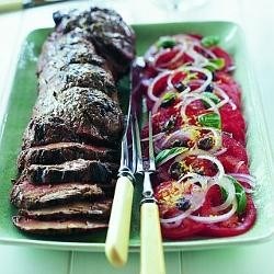 Mediterranean-style eye fillet of beef