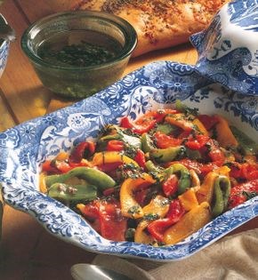 Mediterranean-style roasted capsicums