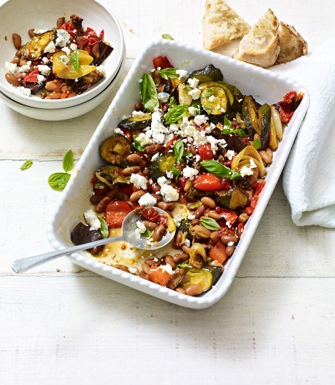 Mediterranean summer roasted vegetables