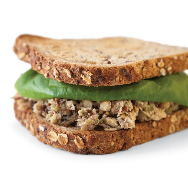 Mediterranean tuna sandwich