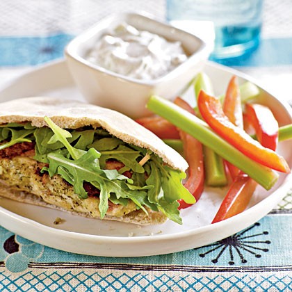 Mediterranean turkey burgers
