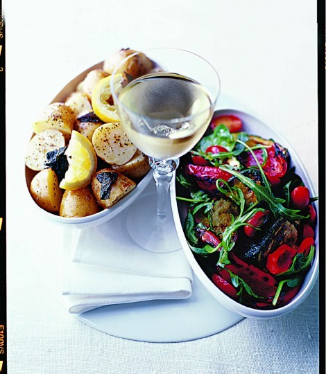 Mediterranean vegetable salad