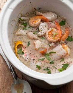 Mediterranean white fish stew
