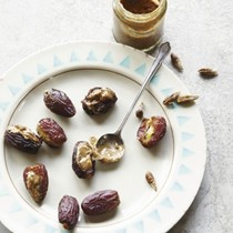 Medjool dates stuffed with nut butter